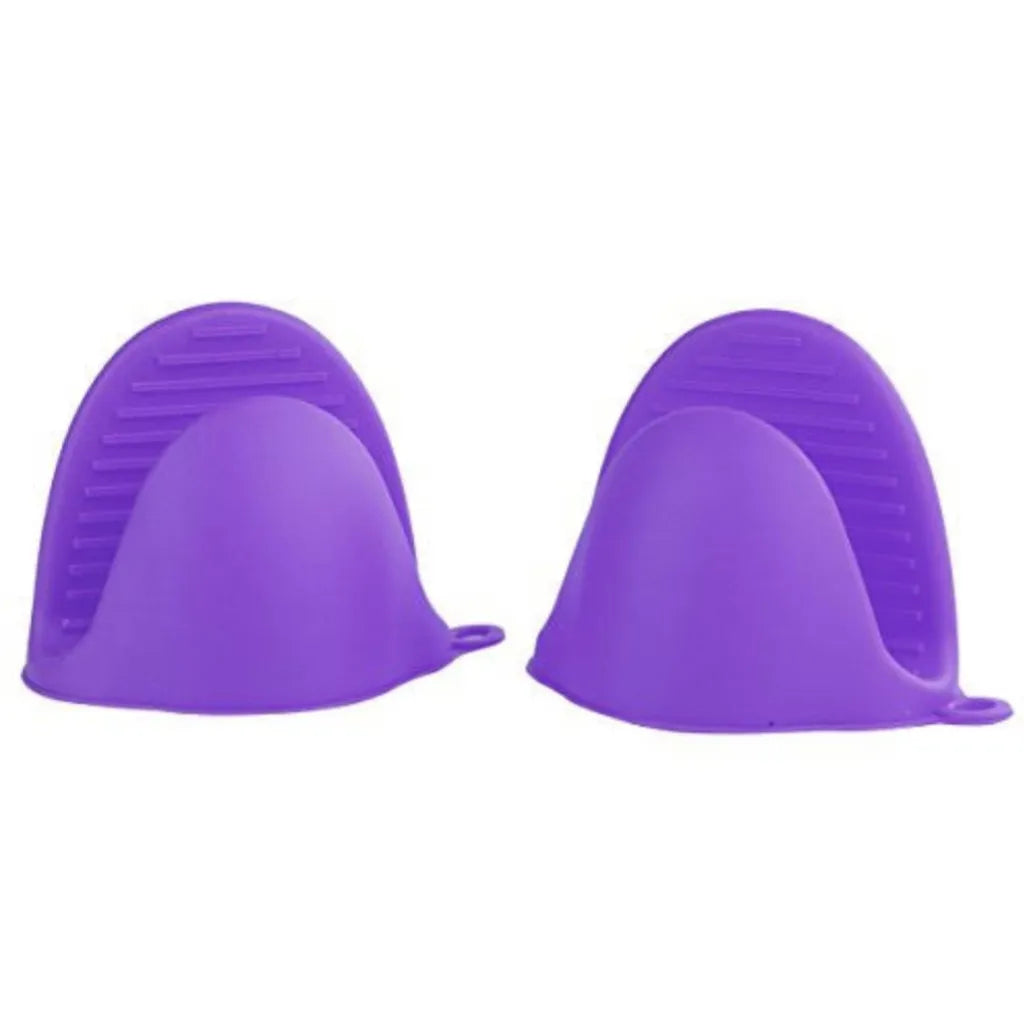 High quality 2 piece silicone pot holder/ heat resistant oven mitts kitchen accessories best