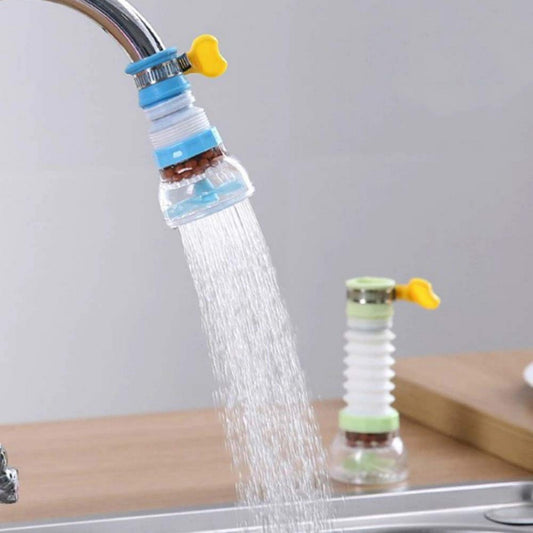 360 Rotatable Adjustable Water Filter Faucet Tap - Water-Saving Kitchen and Bathroom Organizer