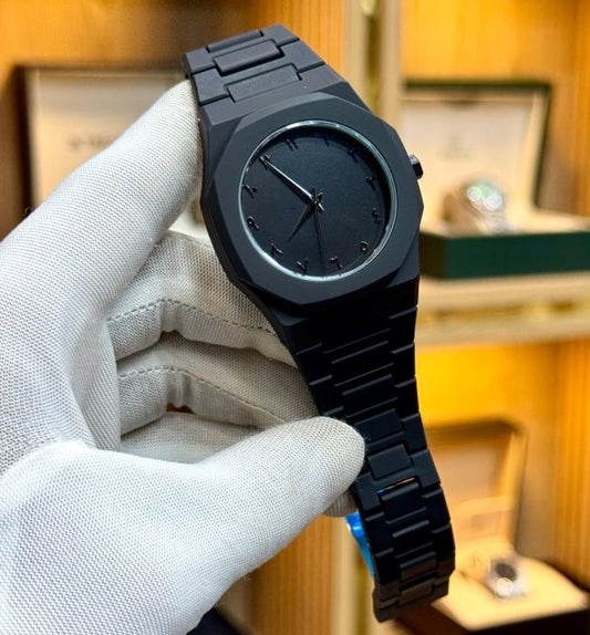 Black Arabic Aura Watch For Men Stylish Aura