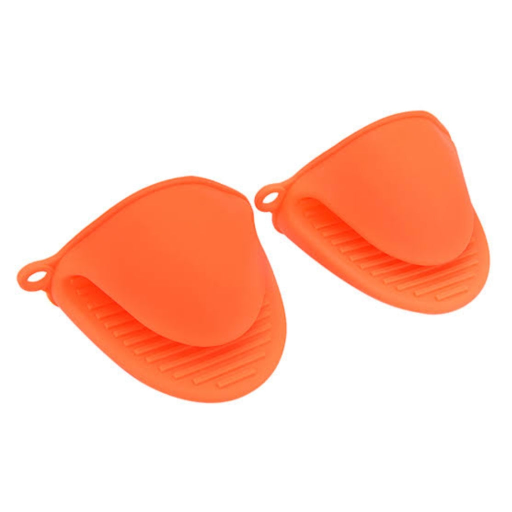 High quality 2 piece silicone pot holder/ heat resistant oven mitts kitchen accessories best