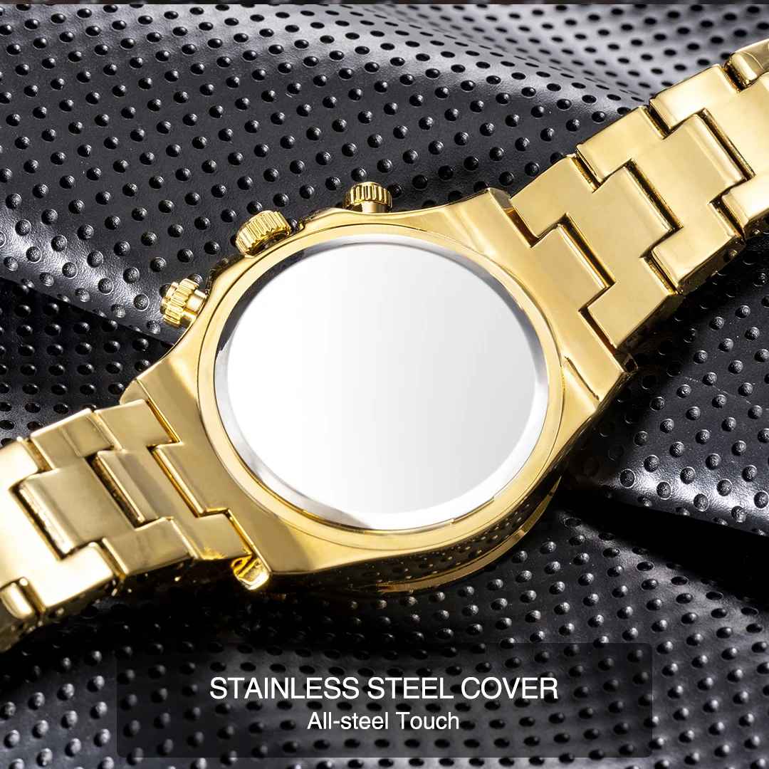 Diamonds in Dial Watches for Men Luxury New Fashion Diamond Watches for Boys Stylish
