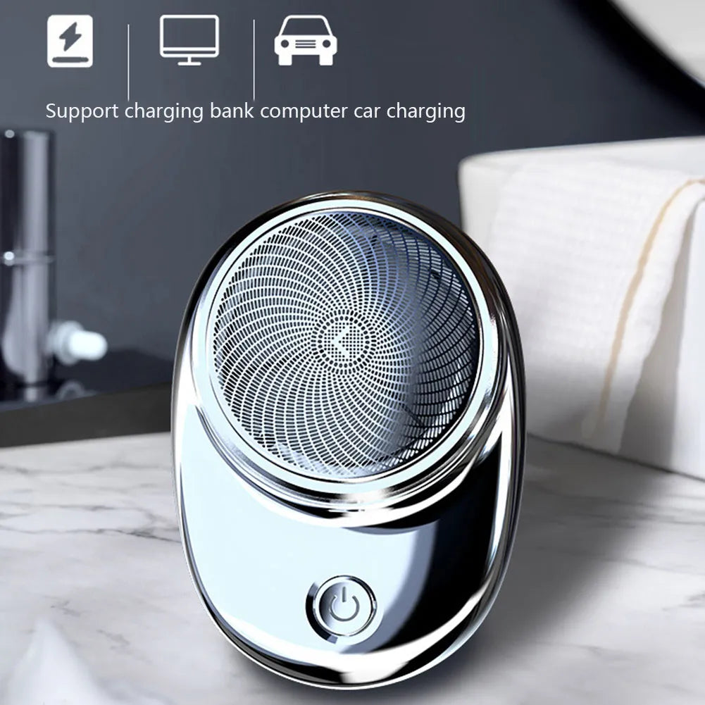 JM Electric Shaver Portable Mini USB Rechargeable Automatic Razor Washable
